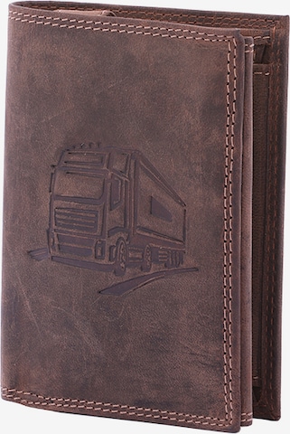 Porte-monnaies Sergio Valentini en marron : devant