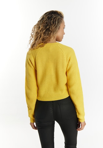 MYMO Pullover 'Blonda' in Gelb