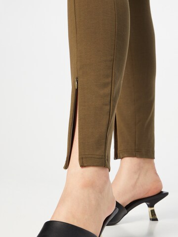 Skinny Leggings 'Linosa' di minimum in verde