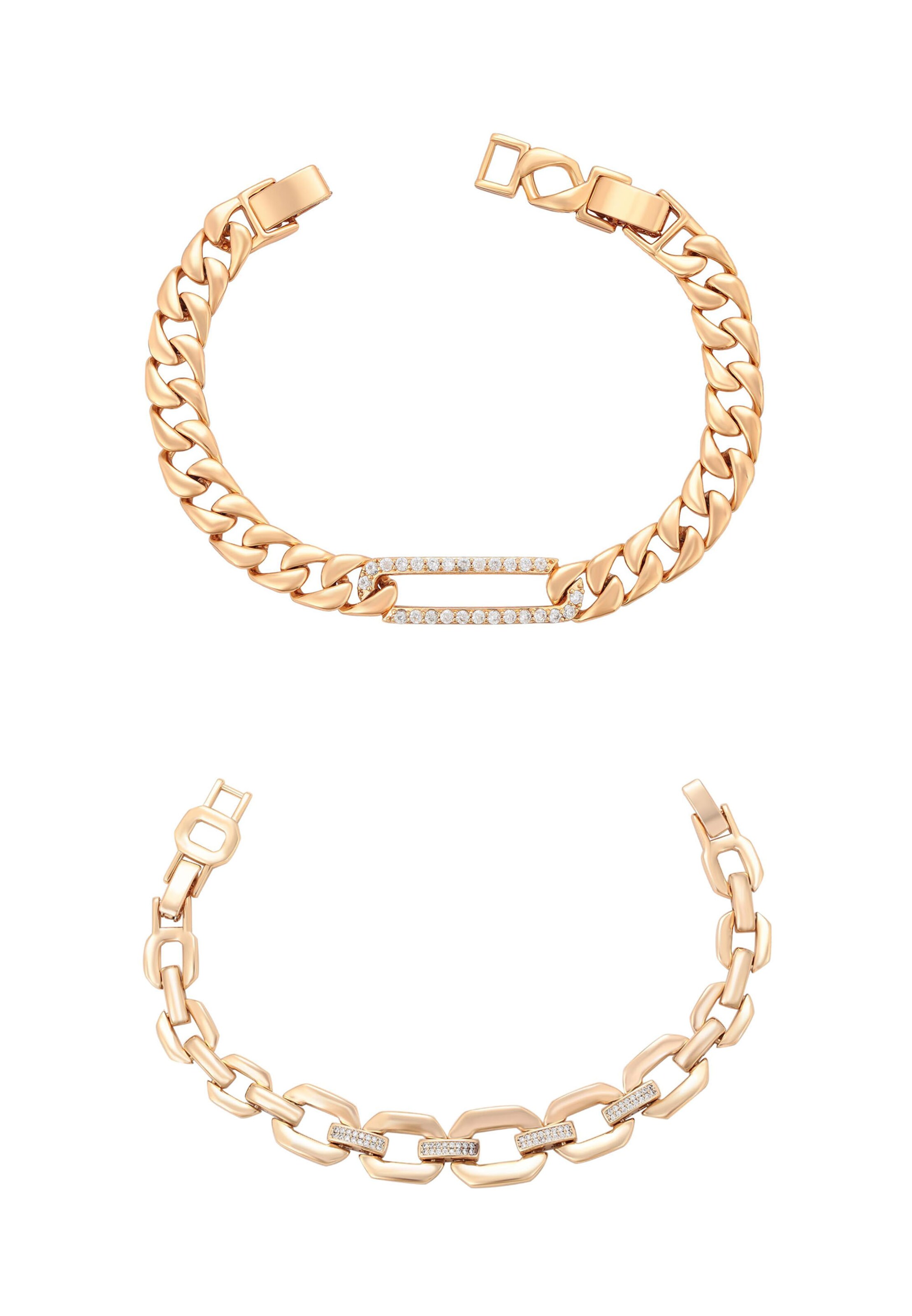 faina - Pulseira em ouro: frente