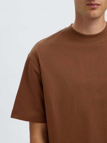 SELECTED Bluser & t-shirts i brun