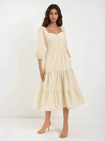 Hiccup Dress in Beige