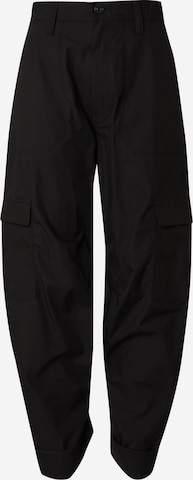 juoda G-STAR Laisvas Laisvo stiliaus kelnės: priekis