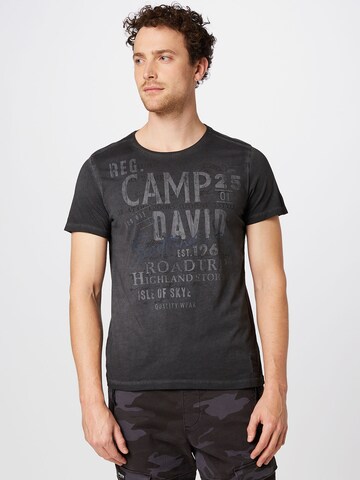 CAMP DAVID T-Shirt 'Land Of Legends' in Grau: predná strana