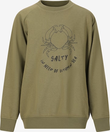 Cruz Sweatshirt 'Rusvil Jr.' in Grün: Vorderseite