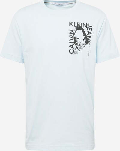 Calvin Klein Jeans T-Krekls, krāsa - debeszils / melns, Preces skats