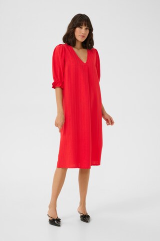 Kaffe Jurk 'KAPaulina' in Rood