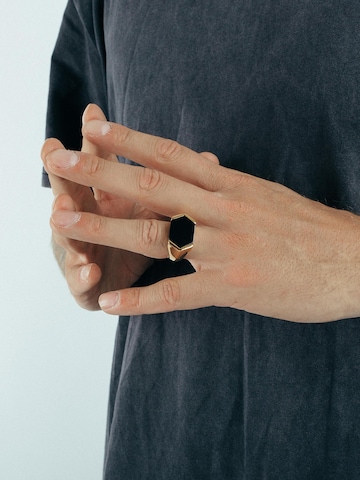 Akitsune Ring 'Abyss' in Gold