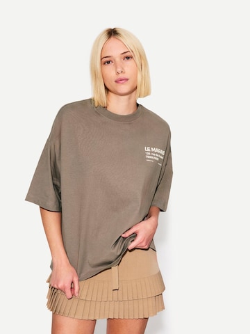 Bershka Shirt in Beige: front