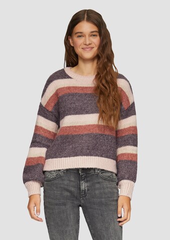 QS Sweater in Mixed colours: front