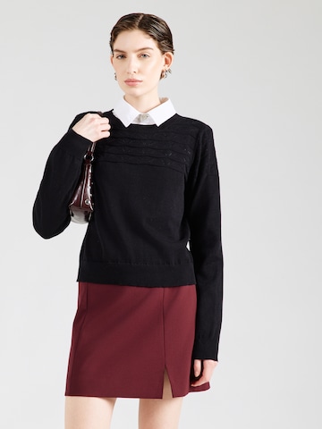 juoda ABOUT YOU Megztinis 'Fanny': priekis