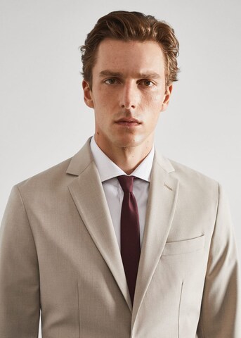 MANGO MAN Regular Fit Sakko 'Brasilia' in Beige