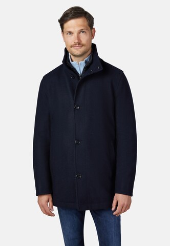 HECHTER PARIS Winterparka 'Modern Fit' in Blauw: voorkant