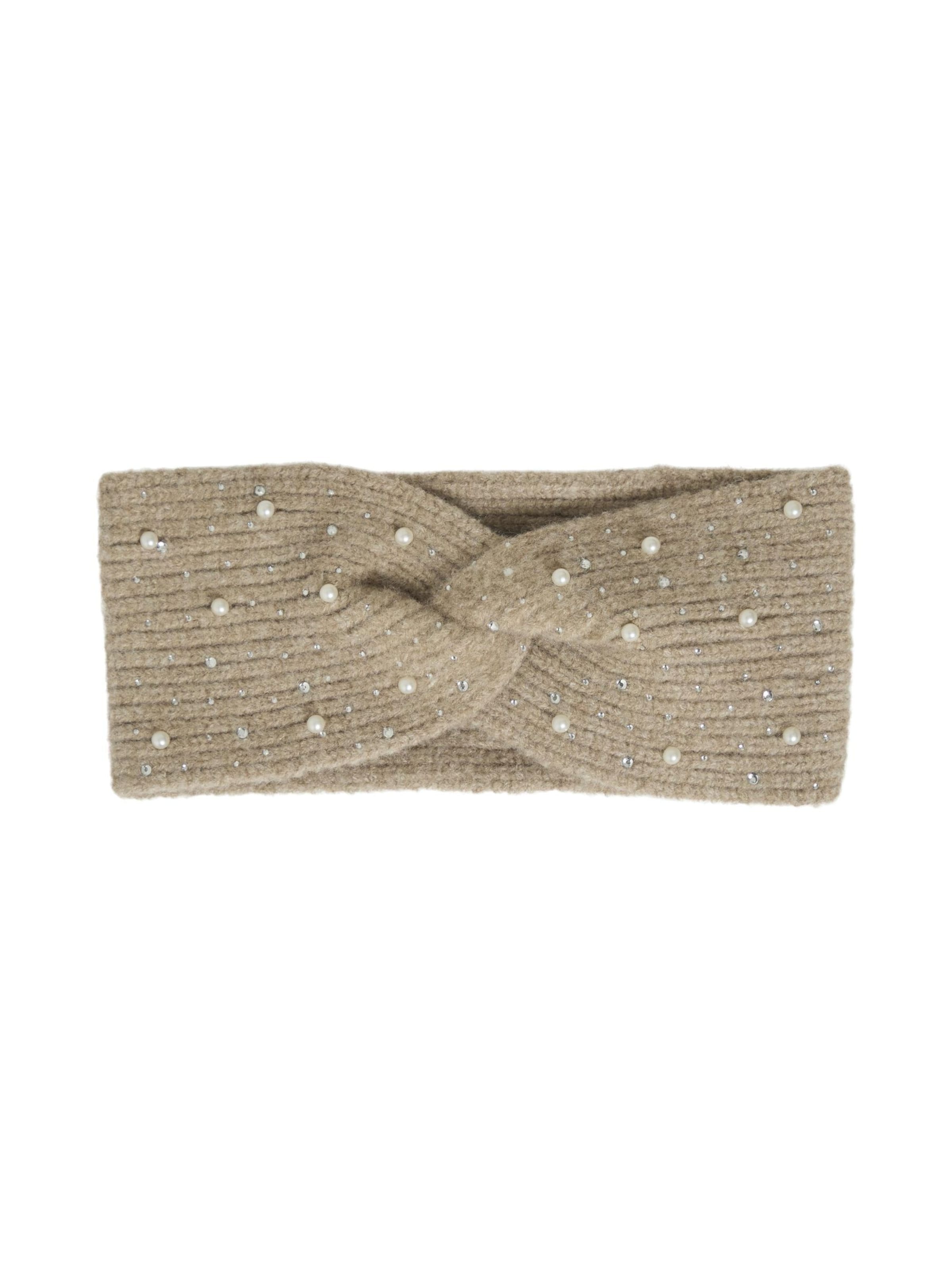 VILA - Banda de cabeza en beige: frente