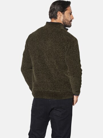 Jan Vanderstorm Knit cardigan 'Eirberg ' in Green