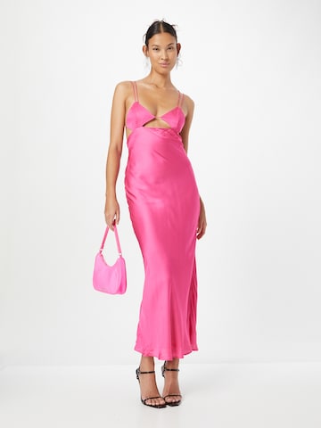 Robe de soirée 'LUCIA' Bardot en rose