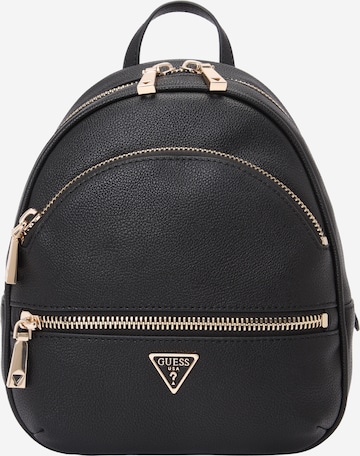 Rucsac 'MANHATTAN II BACKPACK' de la GUESS pe negru: față