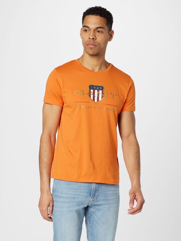 GANT - Camiseta en naranja: frente
