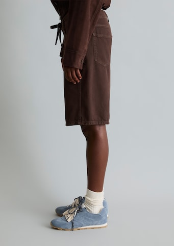 Marc O'Polo DENIM Flared Trousers in Brown