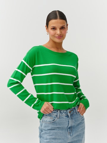 TATUUM - Pullover 'DROP 1' em verde: frente