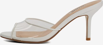 Mule 'MARKIE' Dune LONDON en blanc