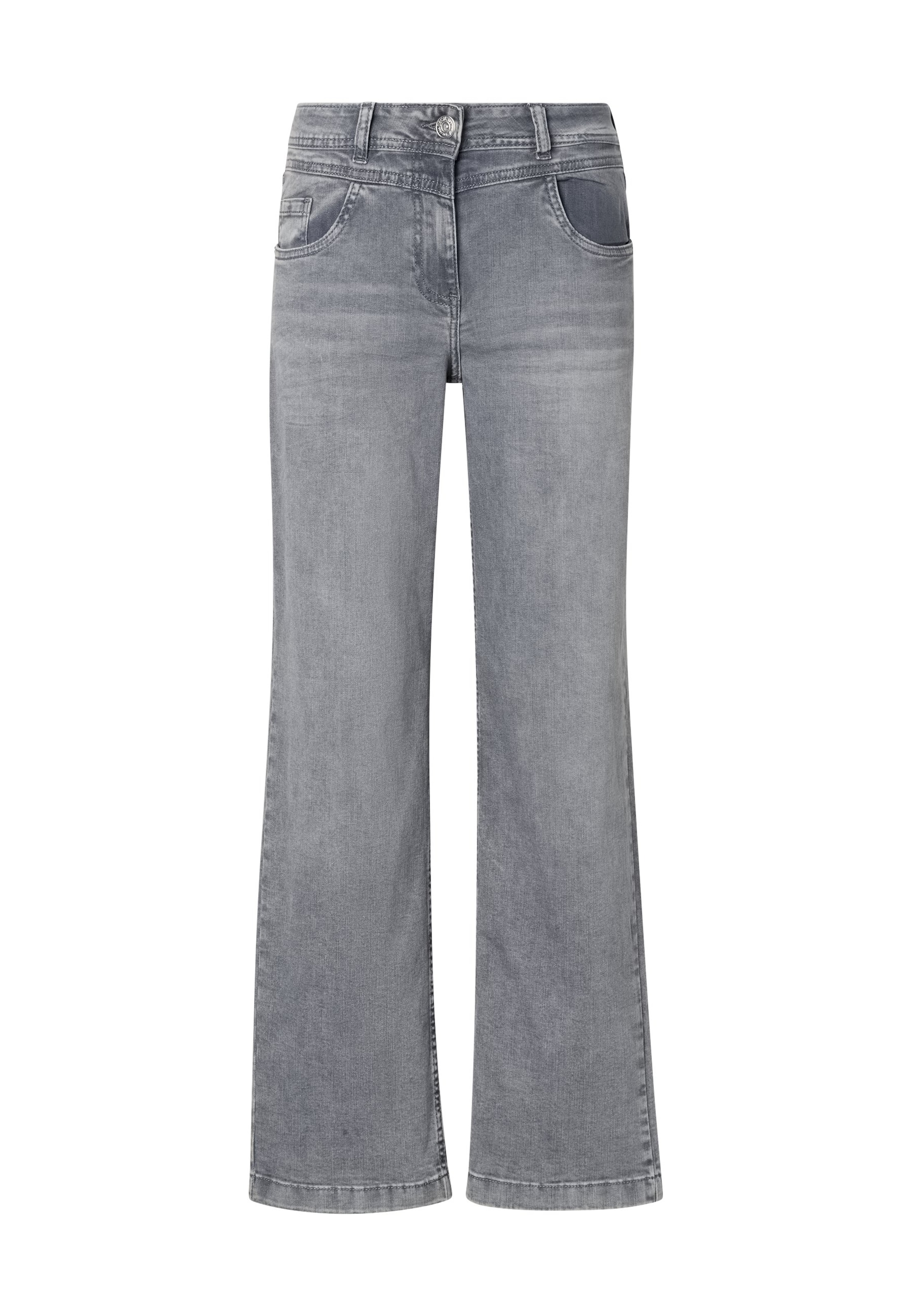 Wide leg Jeans 'Neele' di CECIL in grigio: frontale