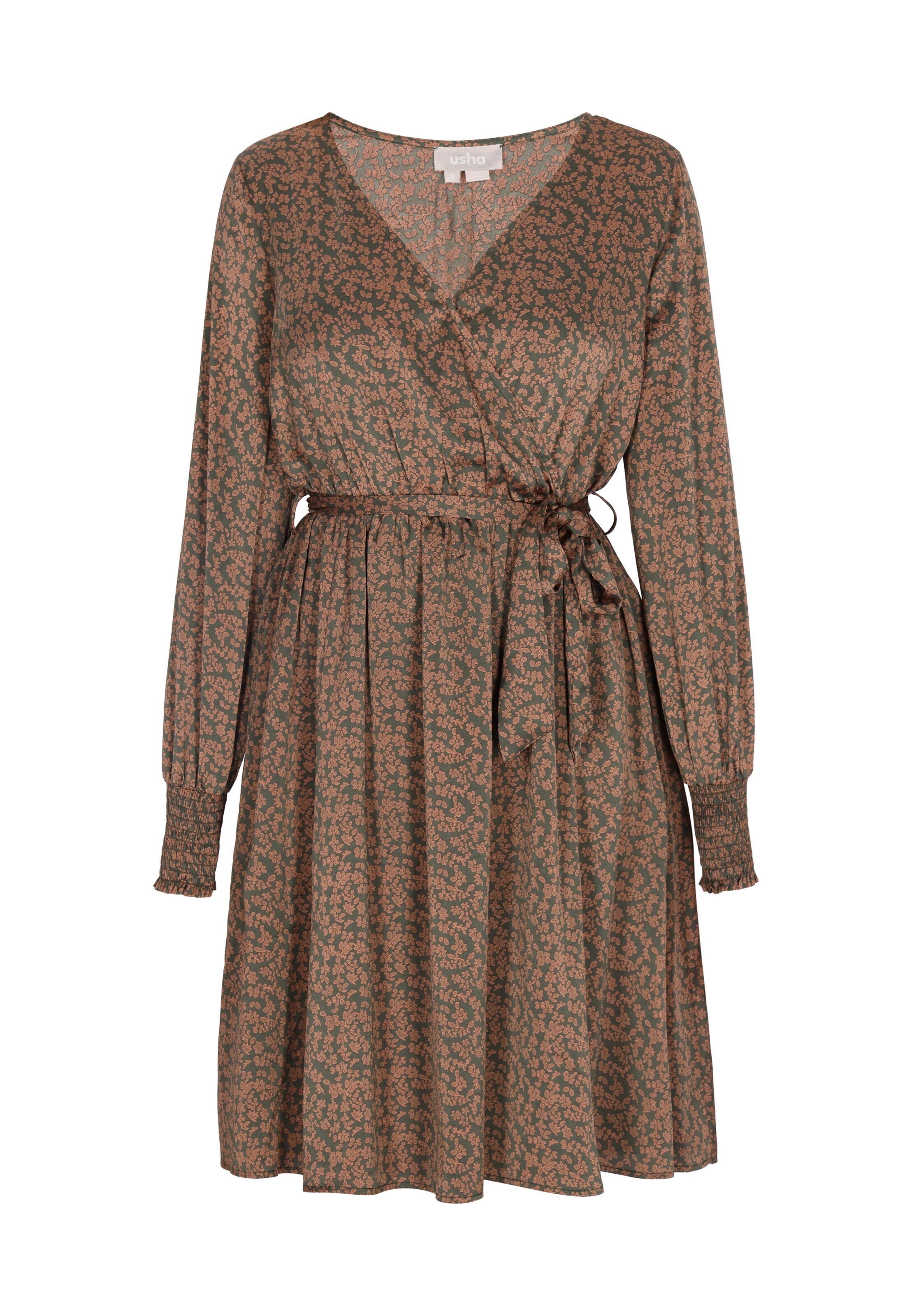 Usha Kleid in Grün: Vorderseite