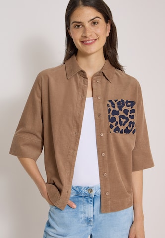 CECIL Bluse in Braun: Vorderseite