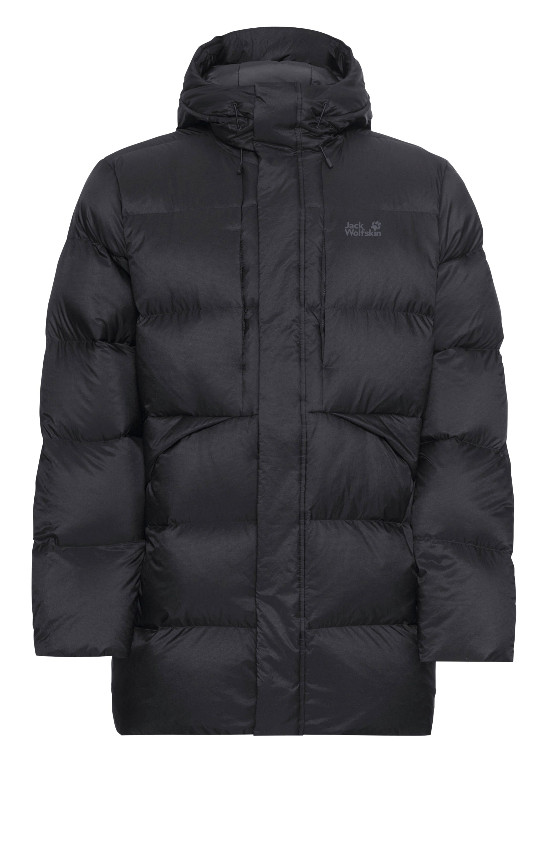 JACK WOLFSKIN Winterparka in Schwarz: Vorderseite