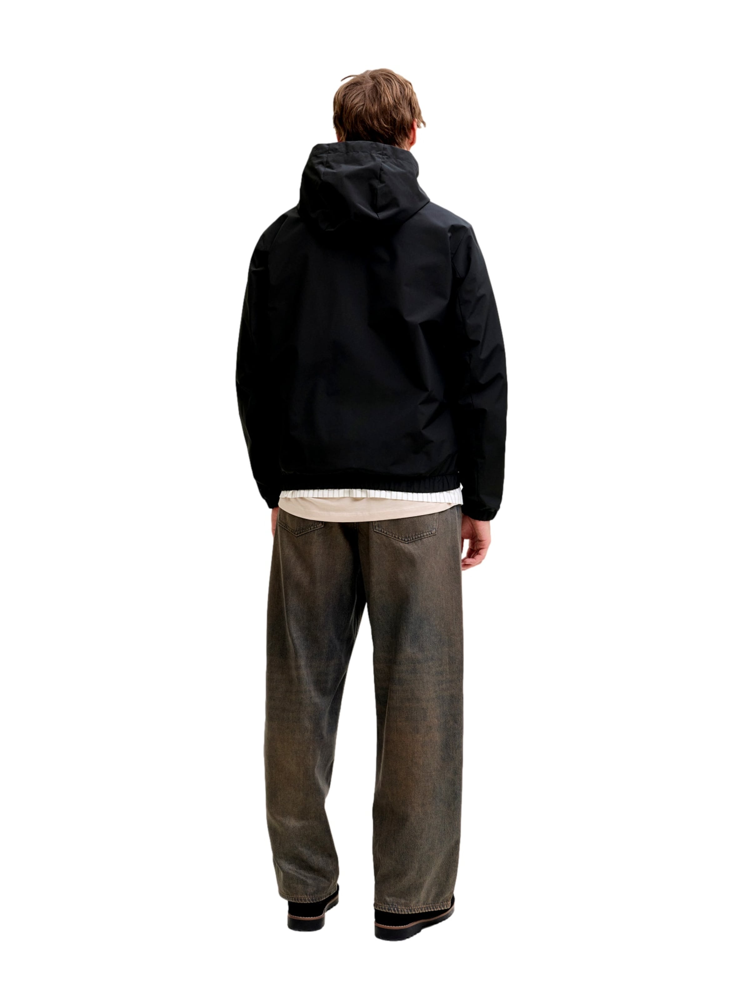 JACK & JONES Between-season jacket 'Nantucket' in Black