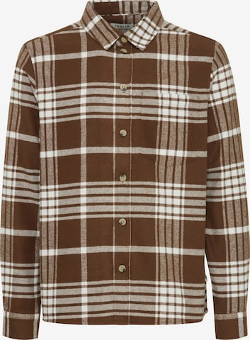 Coupe regular Chemise 'Nab' !Solid en marron : devant