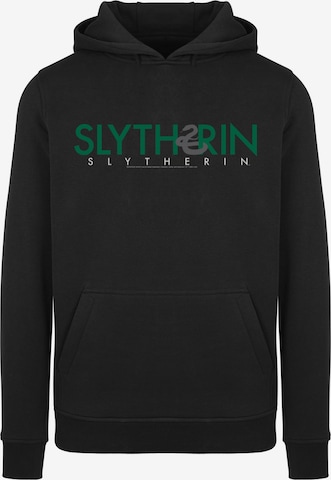 F4NT4STIC Sweatshirt 'Harry Potter Slytherin' in Zwart: voorkant