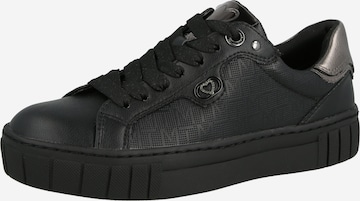 MARCO TOZZI - Zapatillas deportivas bajas en negro: frente