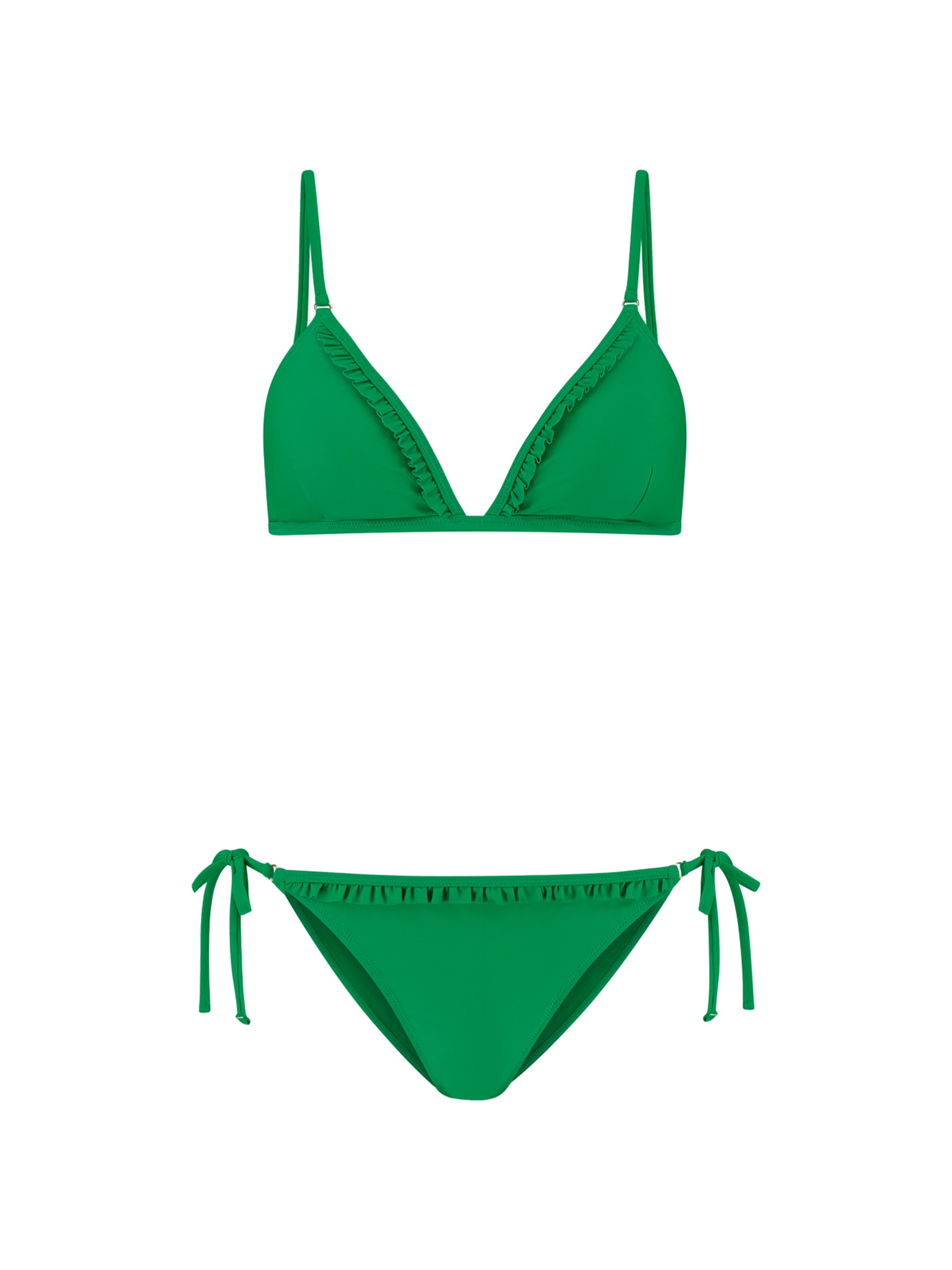 Shiwi Triangle Bikini 'Romy' in Green: front
