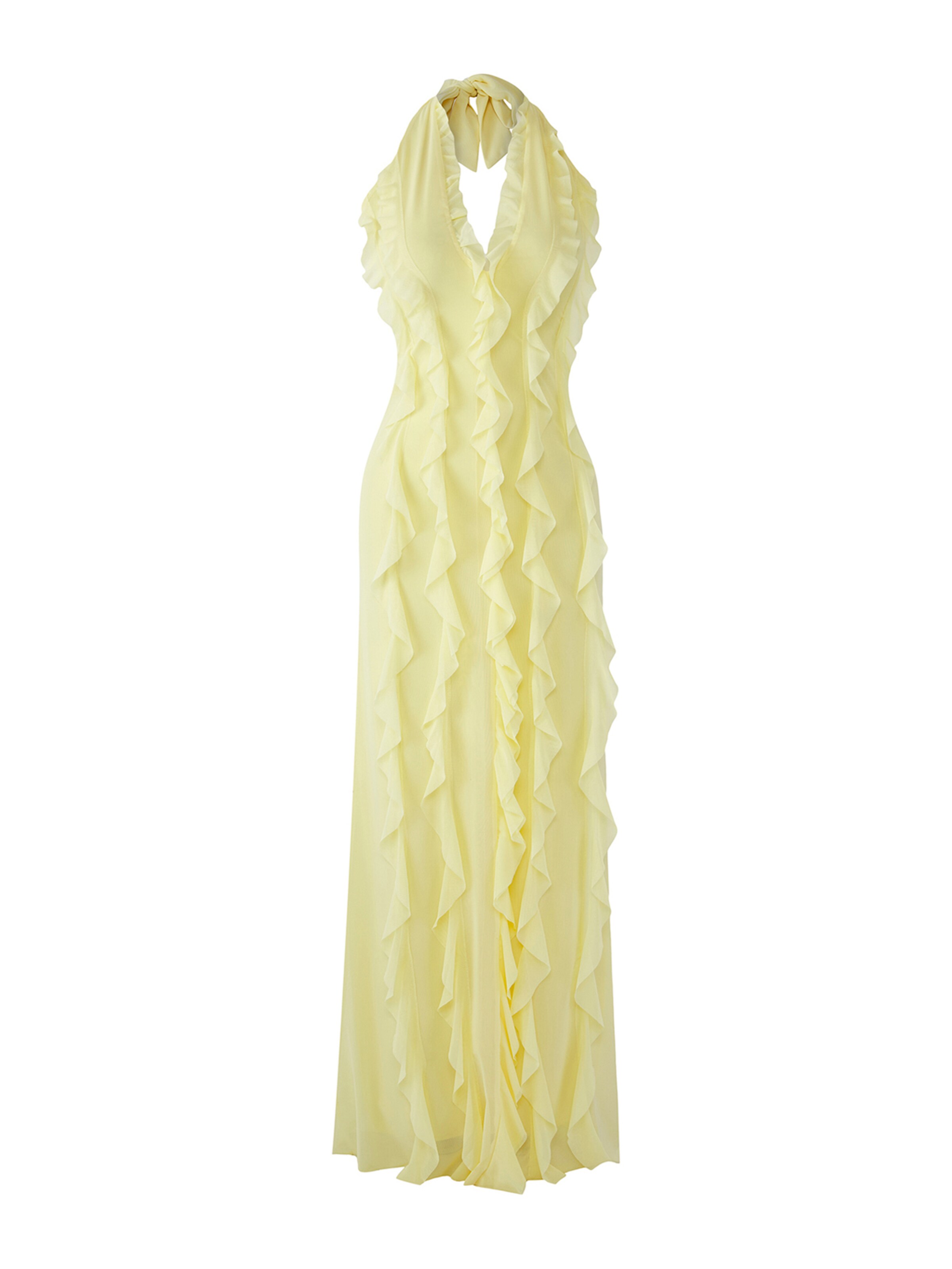 Trendyol Evening dress in Yellow: front