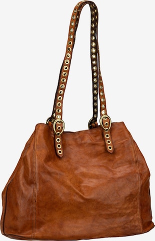 Campomaggi Shoulder Bag 'Libeccio ' in Brown: front