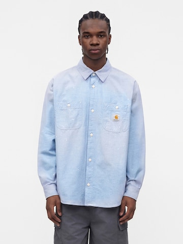 Carhartt WIP Comfort fit Overhemd in Blauw: voorkant