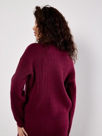 Pull-over Apricot en rouge