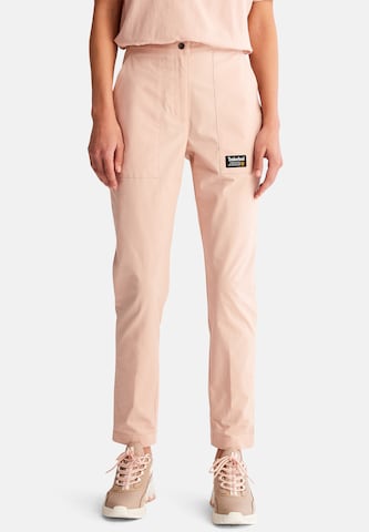 TIMBERLAND Slimfit Hose 'PU Pant' in Pink: predná strana