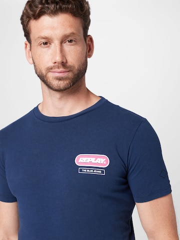 REPLAY T-Shirt in Blau