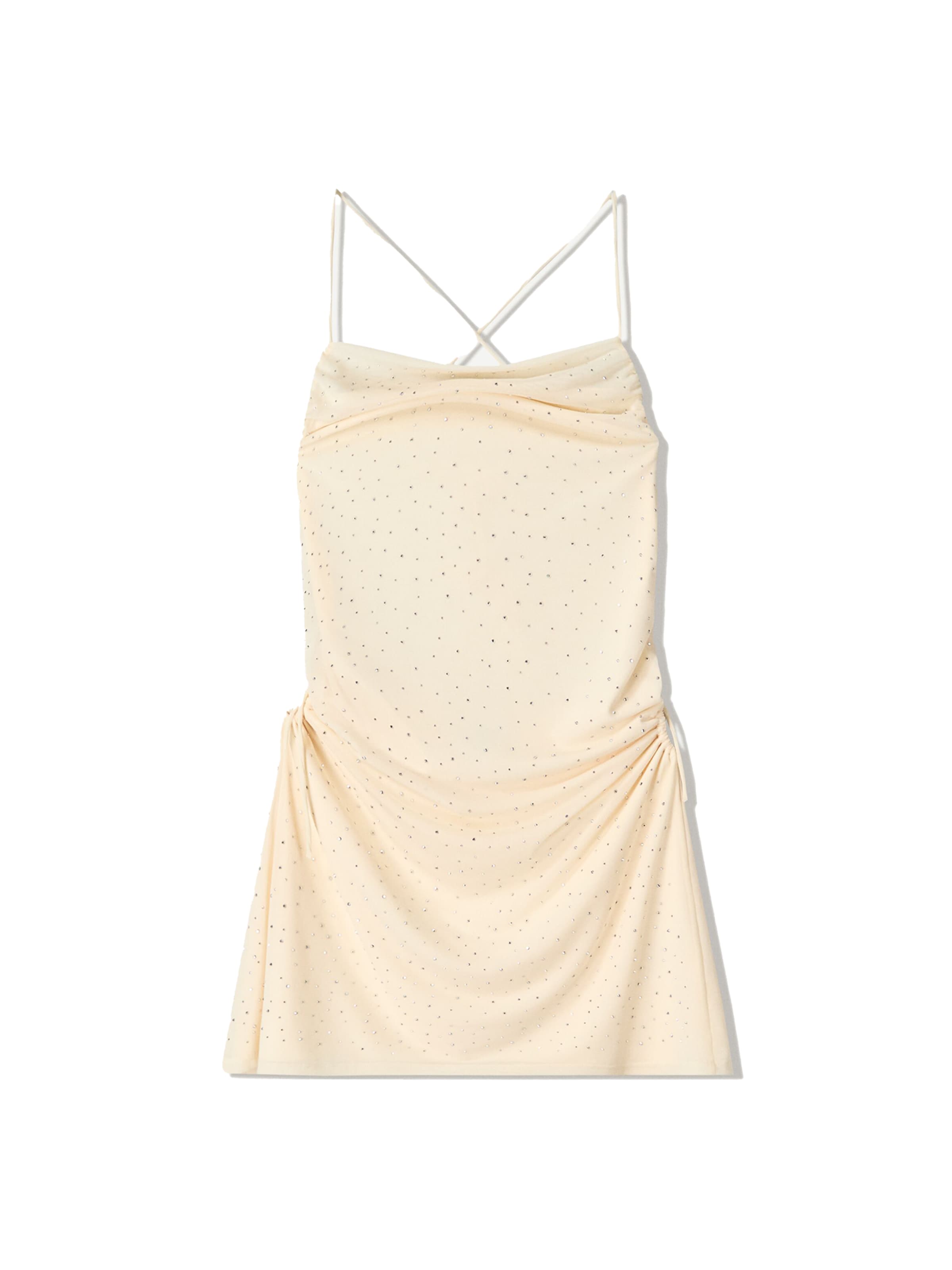 Bershka Obleka | bež barva: sprednja stran