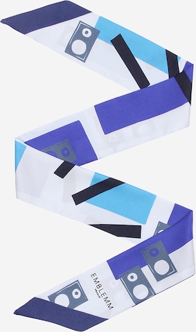 Sciarpa 'Soundwave' di EMBLEMM in blu: frontale