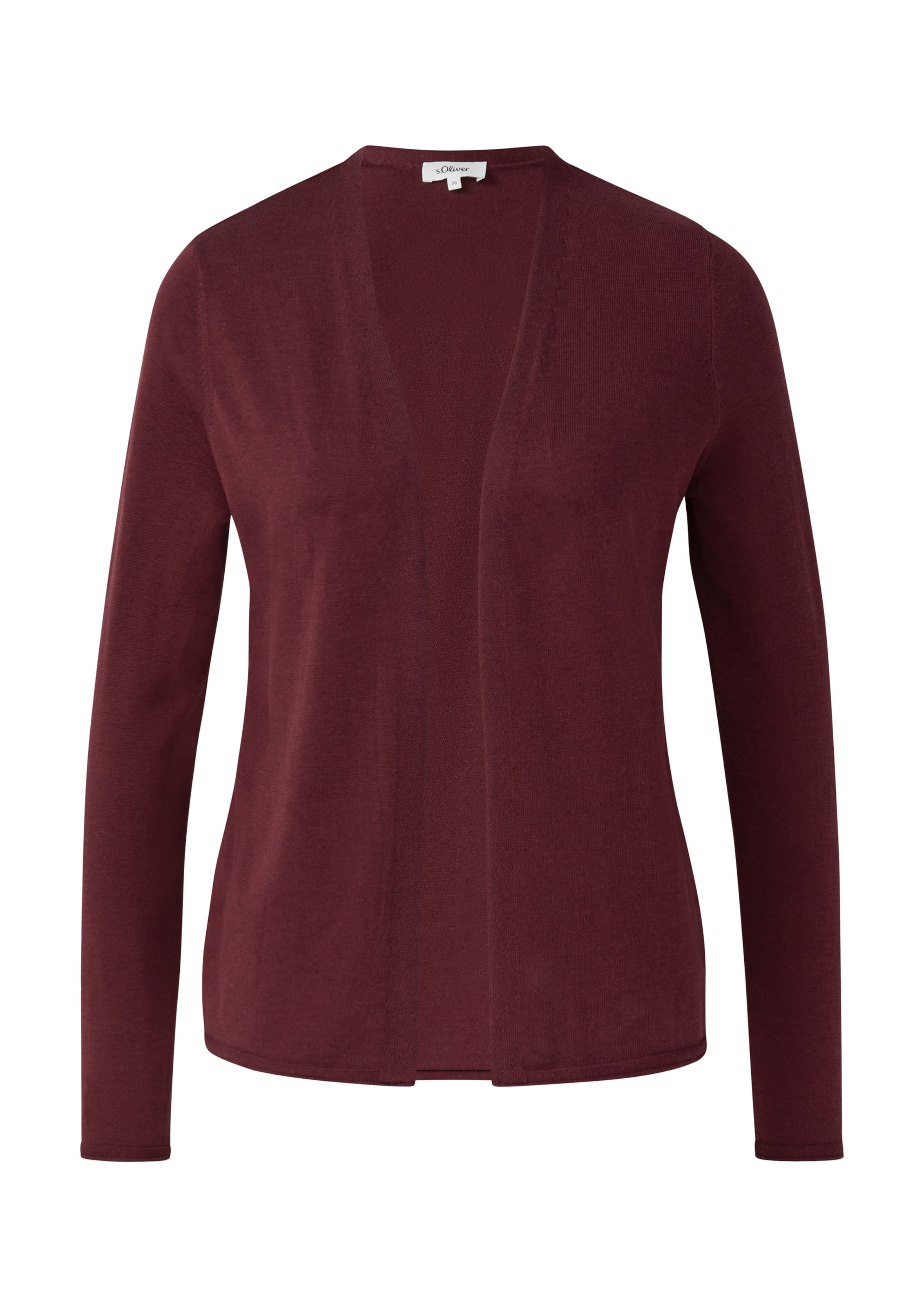 sarkans s.Oliver Adīta jaka: no priekšpuses