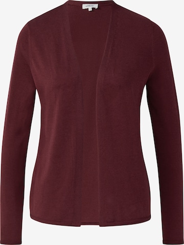 s.Oliver Strickjacke in Rot: Vorderseite