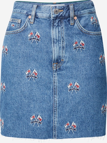 Tommy Jeans - Falda en azul: frente