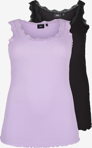 Zizzi - Top 'LIV' em roxo: frente