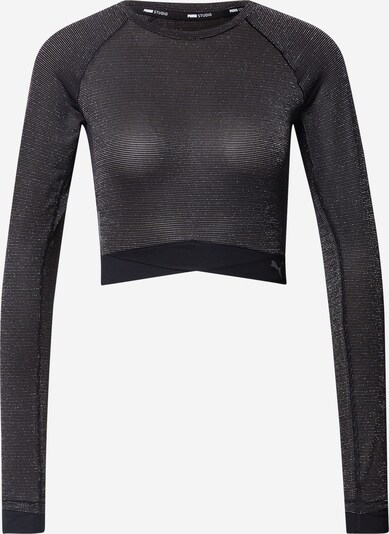 PUMA Sportshirt in schwarz / silber, Produktansicht
