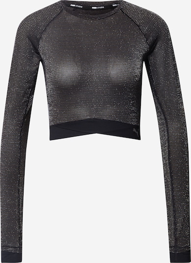 Tricou funcțional 'Studio' PUMA pe negru / argintiu, Vizualizare produs