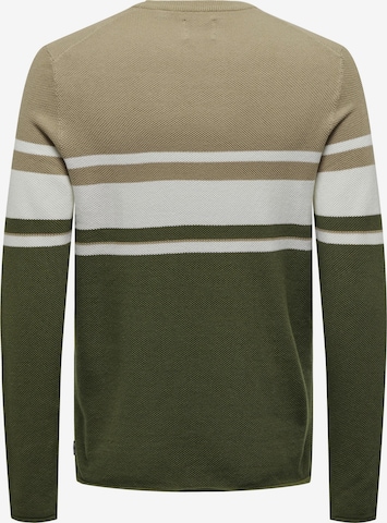 Pullover 'Niguel' di Only & Sons in beige