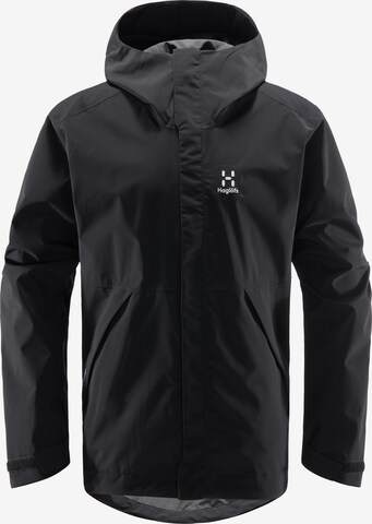Haglöfs Outdoor jacket 'Tjärn' in Black: front